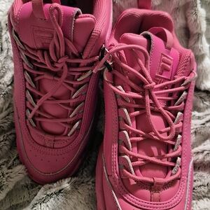 Fila Women's Vivid Pink Athletic Sneakers